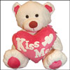 White Teddy with Red Heart - Click here to View more details about this Product
